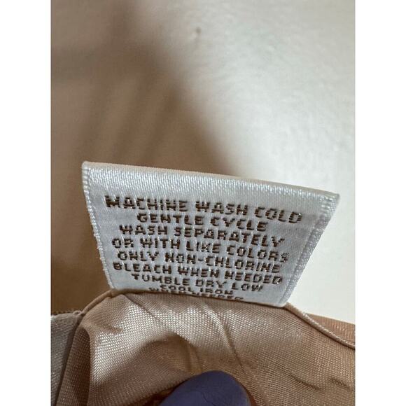 Vintage Crinkle Satin Spaghetti Strap Slip Midi Dress 90s Y2K Plus Size 1X - Picture 5 of 8